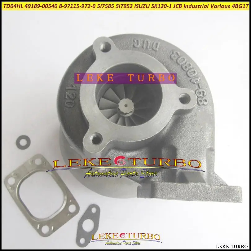 TD04HL 49189 00540 8971159720 5I7585 5I7952 Турбокомпрессор Для ISUZU SK120 1 JCB промышленные различные