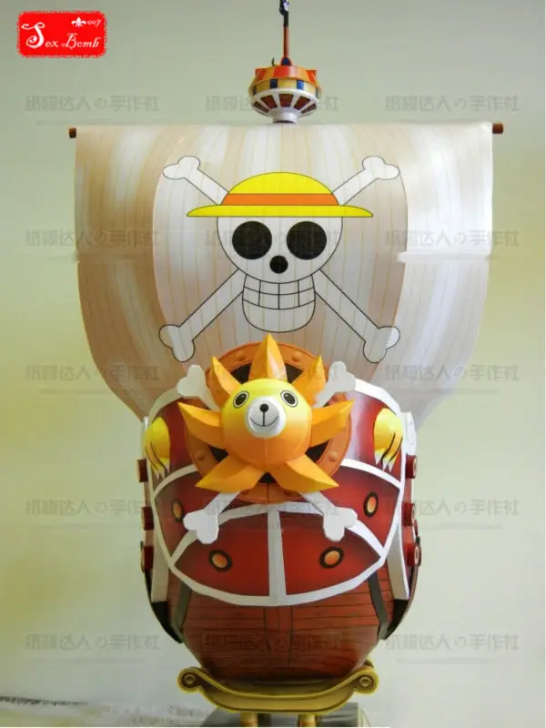 Корсажные игрушки Тысяча солнечных из аниме ONE PIECE масштаб 3D бумажная модель