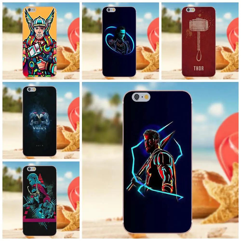 Marvel Comics Тор Ragnarok Логотип Для Huawei Честь G8 5C 5X6 6X7 8 9 Y5II Mate P8 P9 P10 P20 Lite Плюс 2017 Soft Phone