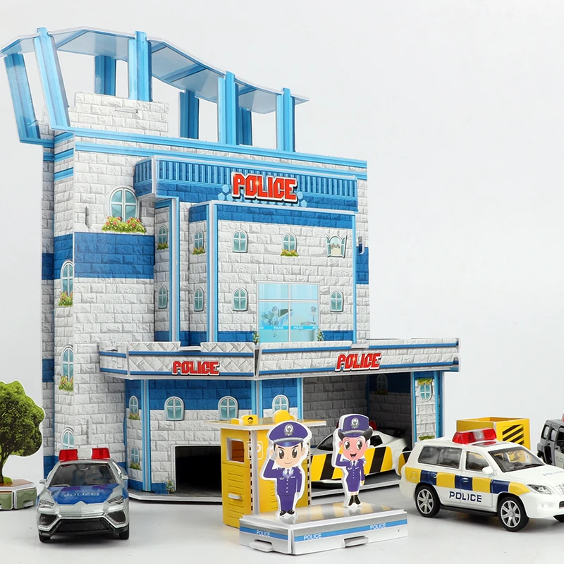 DIY Ручная работа Бумажная модель Ремесленная игрушка не нужно резать 3D