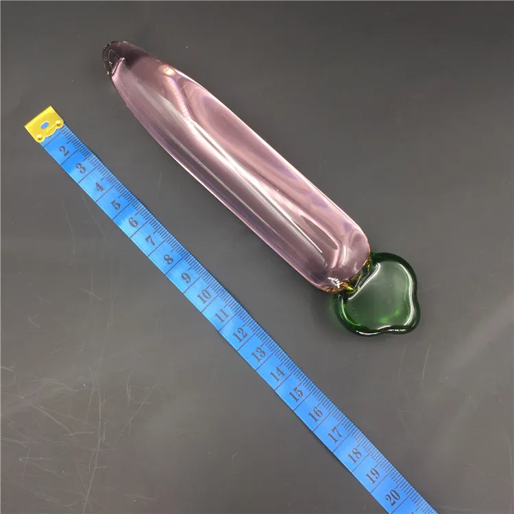 2 шт./лот вибратор и фиолетовый редис стеклянный Кристальный фаллоимитатор