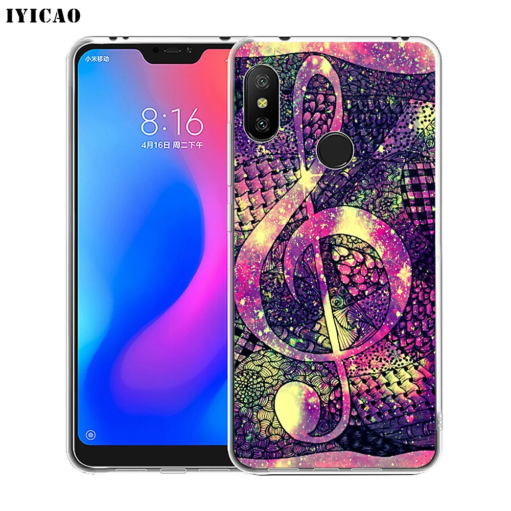 IYICAO музыкальный Мягкий силиконовый чехол для телефона Xiaomi Redmi 4A 5A 6A note 7 6 5 Pro Plus 4X