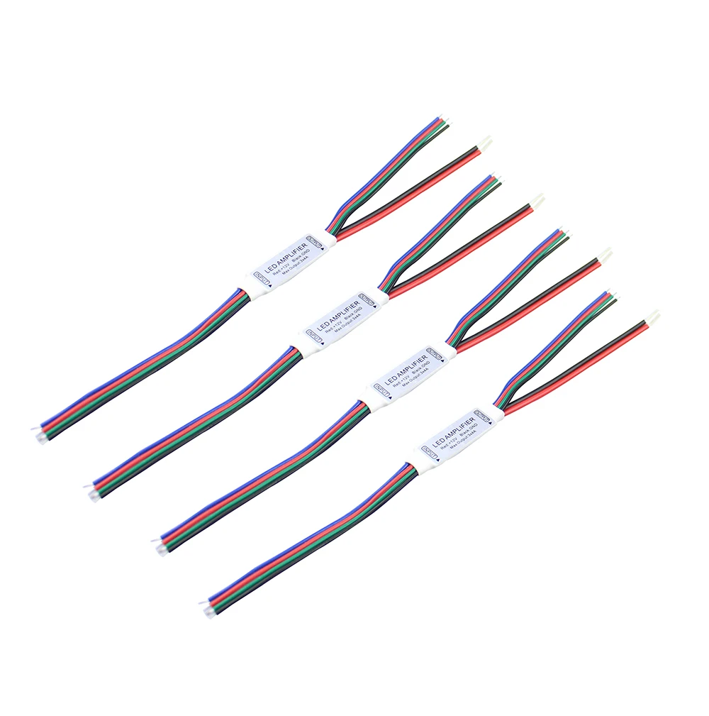 10 шт Мини 4 pin 12V 12A Портативный LED RGB Усилитель контроллер для 5050/3528 SMD led полоса|rgb