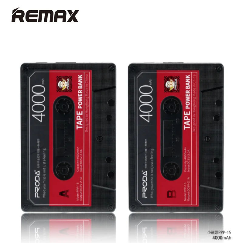 Remax магнитная лента мобильный power Bank USB внешний аккумулятор Зарядка Pover банк для