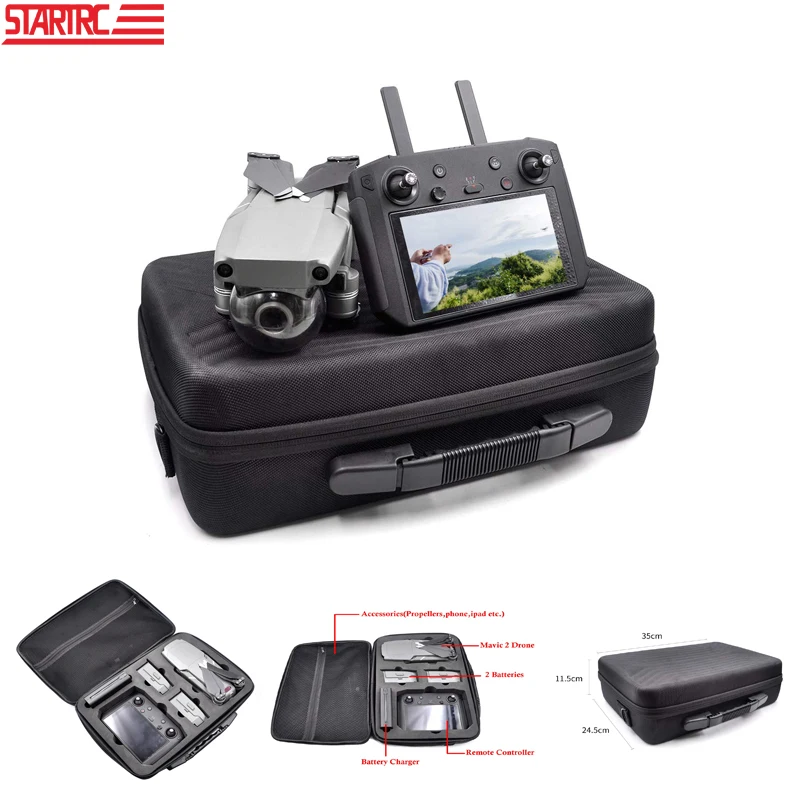 Чехол STARTRC DJI Mavic 2 Pro/Zoom для переноски умный контроллер ручной чехол хранения Hardshell