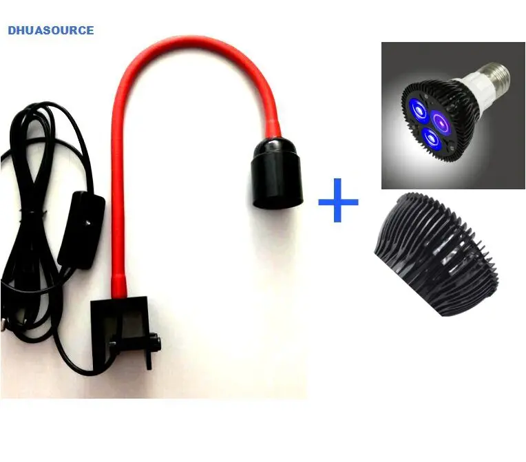 Светодиодный светильник для выращивания 6 Вт светодиодный аквариумная лампа с