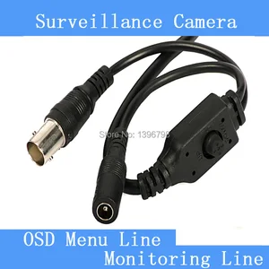 Камера видеонаблюдения, белаячернаясерая, экранное меню BNC + переключатель постоянного тока