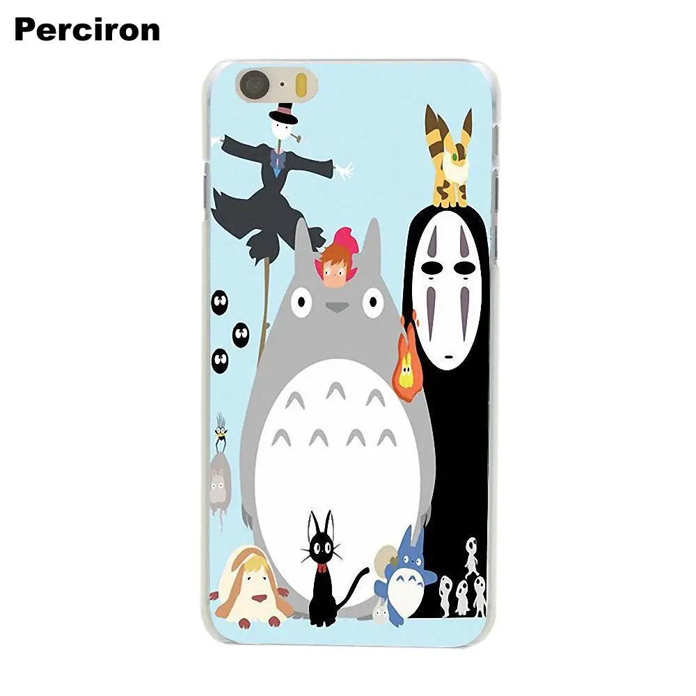 Студия Ghibli унесенная в спираль Тоторо для Apple iPhone 4 4S 5 5C SE 6 6S 7 8 Plus X LG G3 G4 G5 G6 K4 K7 K8 K10