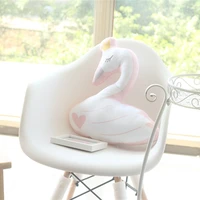 ins pink love crown swan pillow pillow sofa cushions imitation geese cushions