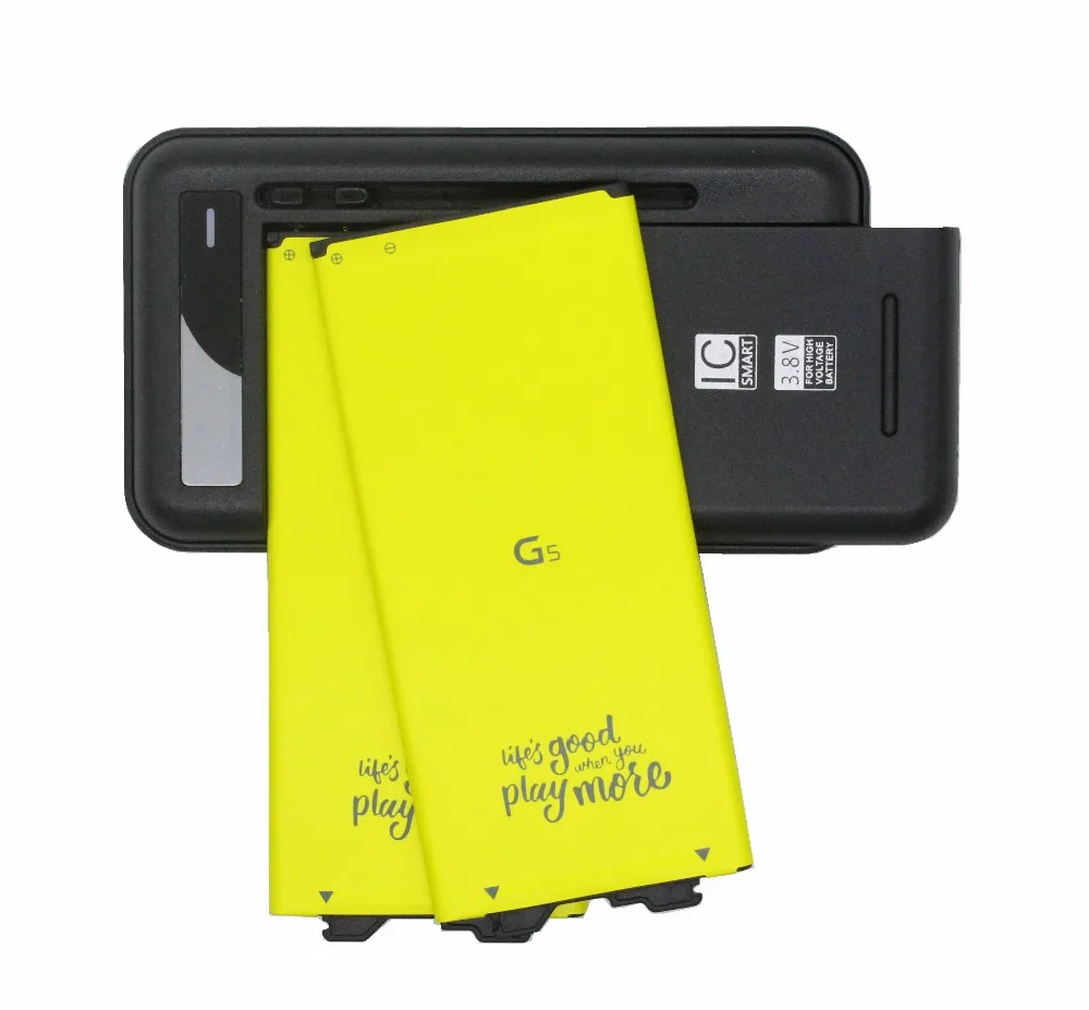 2x2800 мА/ч, BL-42D1F Замена Батарея+ Зарядник для LG G5 VS987 US992 H820 H840 H850 H830 H831 H868 F700S F700K H960 H860N