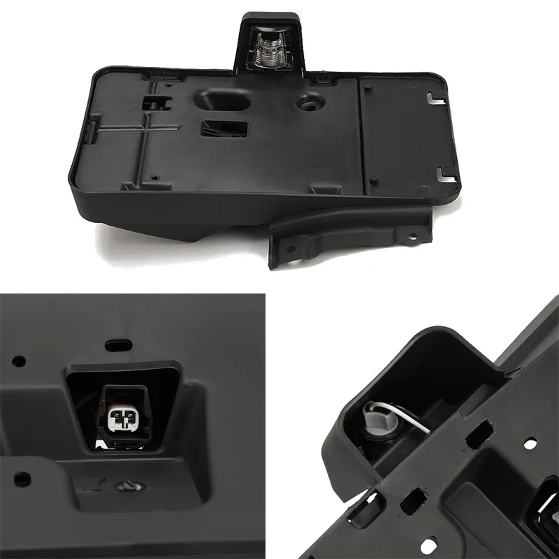 Американский и канадский автомобильный черный держатель для заднего номерного