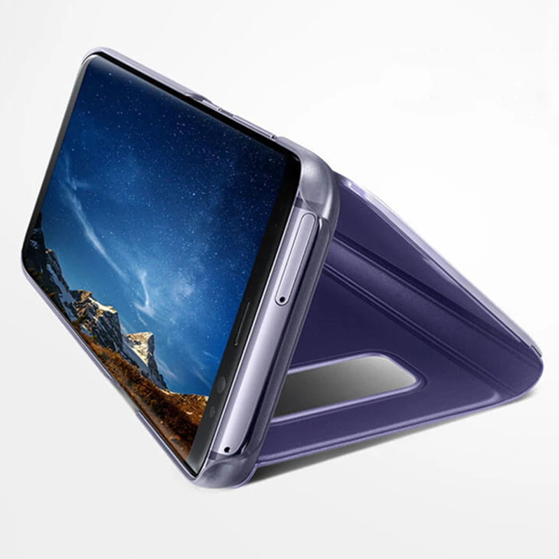 Флип-чехол BONVAN для Samsung S9 Plus S8 чехол смартфона жесткий кожаный с подставкой Galaxy |