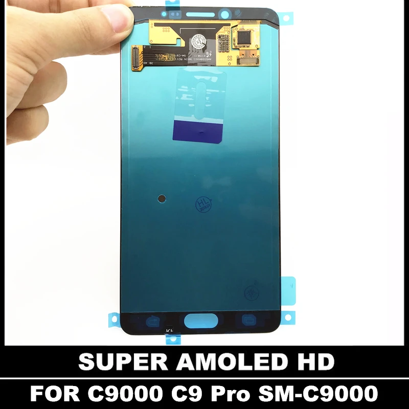 LCDS для мобильного телефона Samsung Galaxy C9 Pro C9000 SM AMOLED ЖК дисплей сенсорный дигитайзер