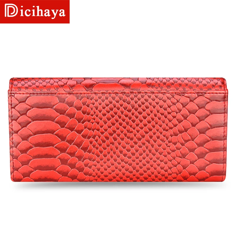 DICIHAYA, известный бренд, кошелек, женский кожаный Длинный кошелек, женские кошельки, женские клатчи, сумочка для монет, держатель для карт, портмоне