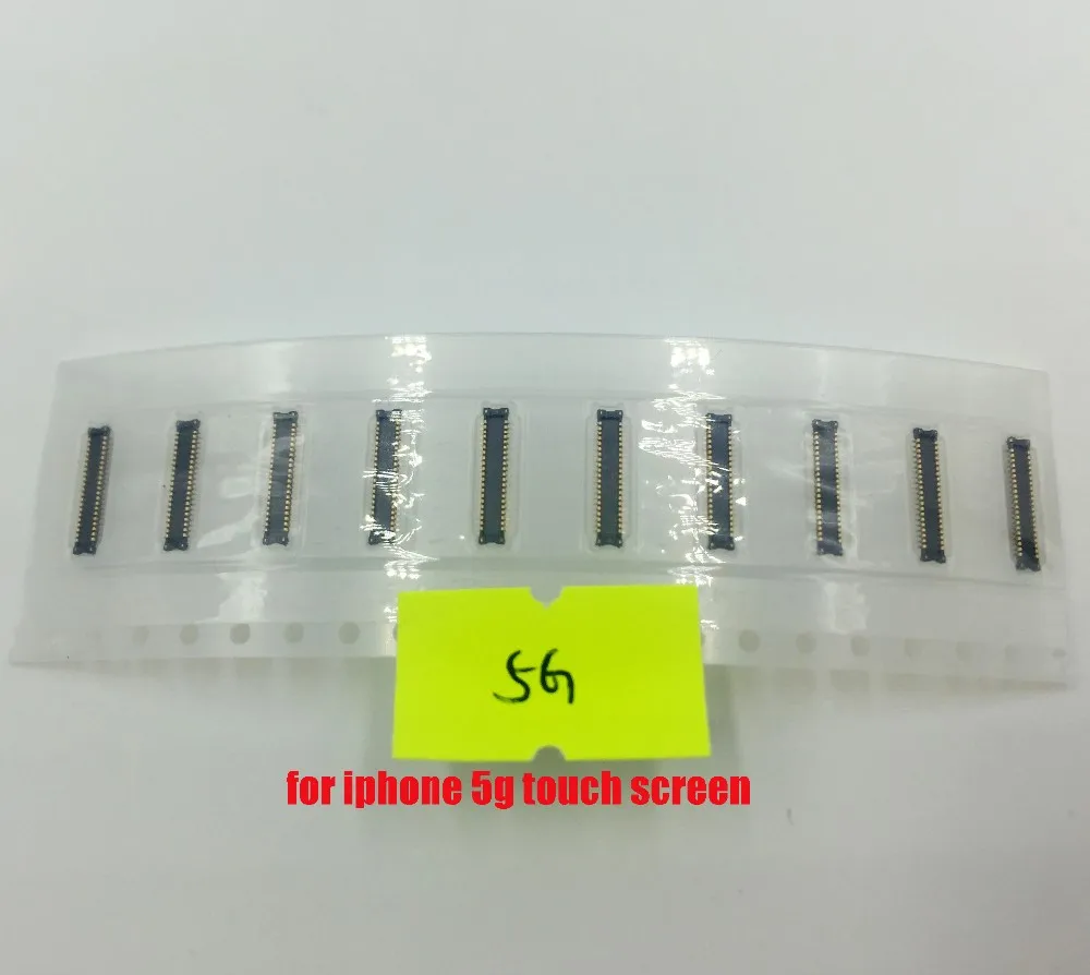 10 шт./лот Оригинальный Новый сенсорный экран FPC Разъем для iPhone 4S 5 5c 5S 6 6plus 6s на