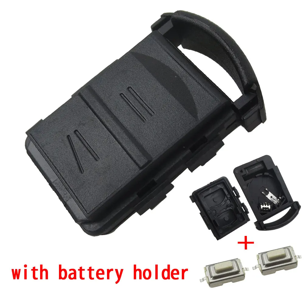 NO Holder with Switc OkeyTech дистанционный Автомобильный ключ для Vauxhall Opel Corsa C Combo Tigra Meriva Agila Combo 2 кнопки авто ключ автомобильные аксессуары - Цвет: NO Holder with Switc