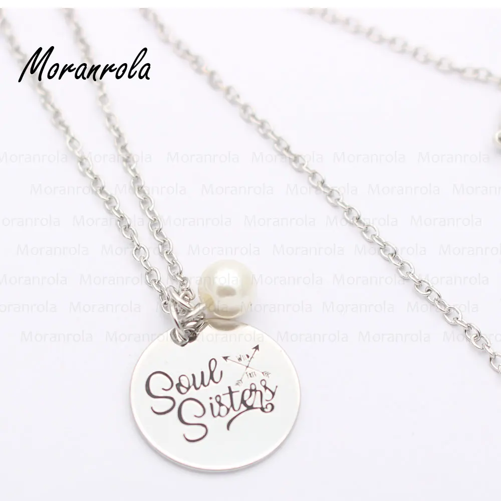 Новое поступление ювелирные изделия soul sister лучшие друзья ожерелье BFF подвеска с