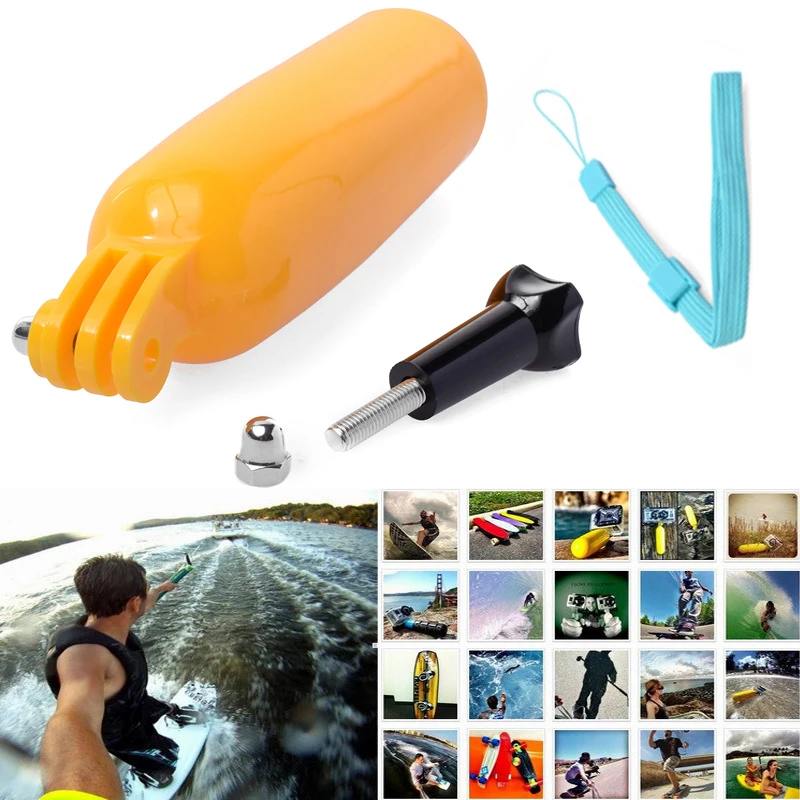 

Float Bobber Grip Waterproof Buoyancy Go pro Accessories Floating Floaty Handheld Stick tripod For GoPro Hero 7 6 5 4 for Yi 4K