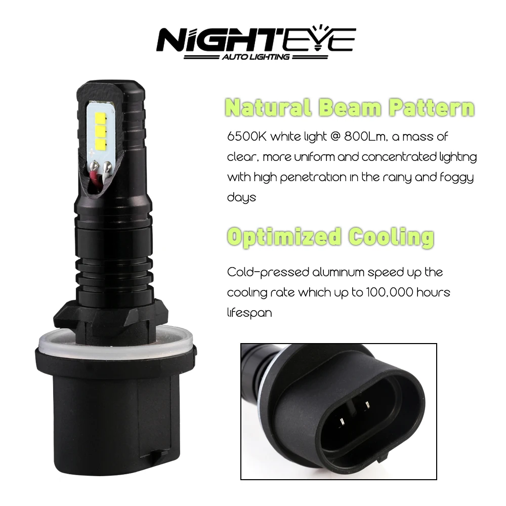 NIGHTEYE 880 светодиодный противотуманный светильник для автомобиля автомобильный