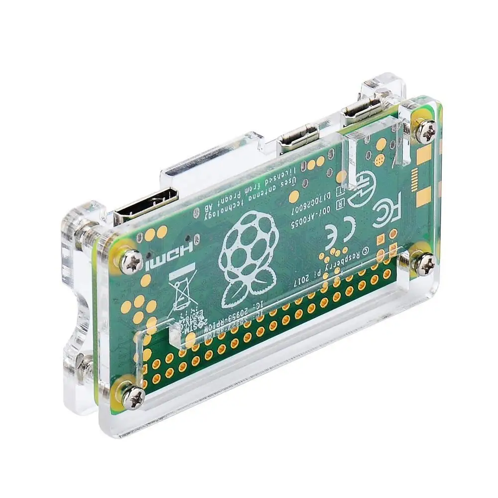 Чехол для Raspberry Pi Zero черно синий прозрачный чехол из АБС пластика PI W V1.3|Аксессуары