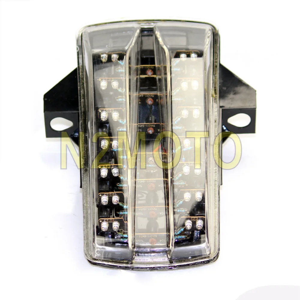 Прозрачные задние габаритные фонари мотоцикла задний стоп сигнал для SUZUKI SV 650 SV1000