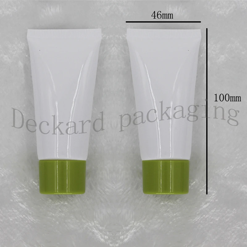 50 шт. 30 г белые маленькие пластиковые косметические контуры для упаковки