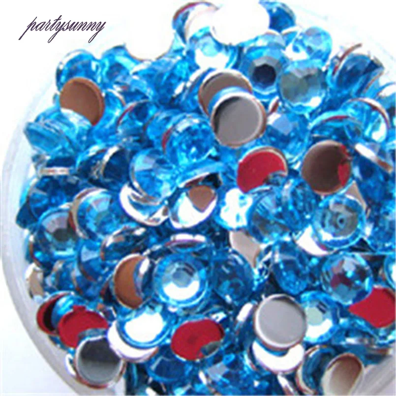 PF 4 мм 100 шт./пакет Многоцветный Акриловые Flatback Горный Хрусталь Аксессуары для