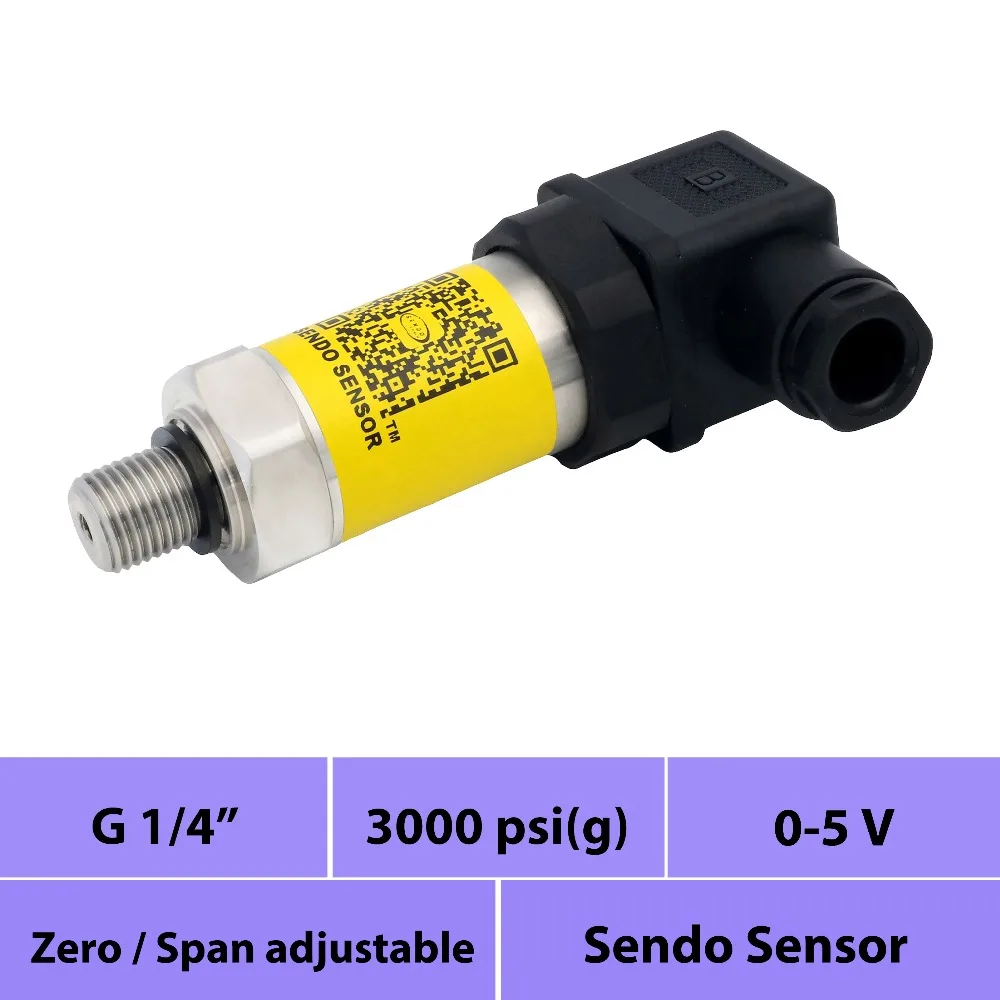 0 5 в диффузионный кремниевый датчик давления герметичный 3000 psi 12 24 30 В постоянного