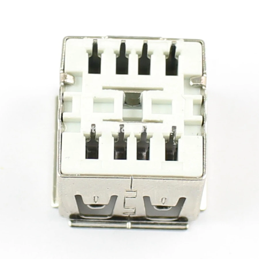 10 шт в упаковке новая Dual USB 2 0 Женский Тип 8 Pin разъем печатной платы 180 градусов