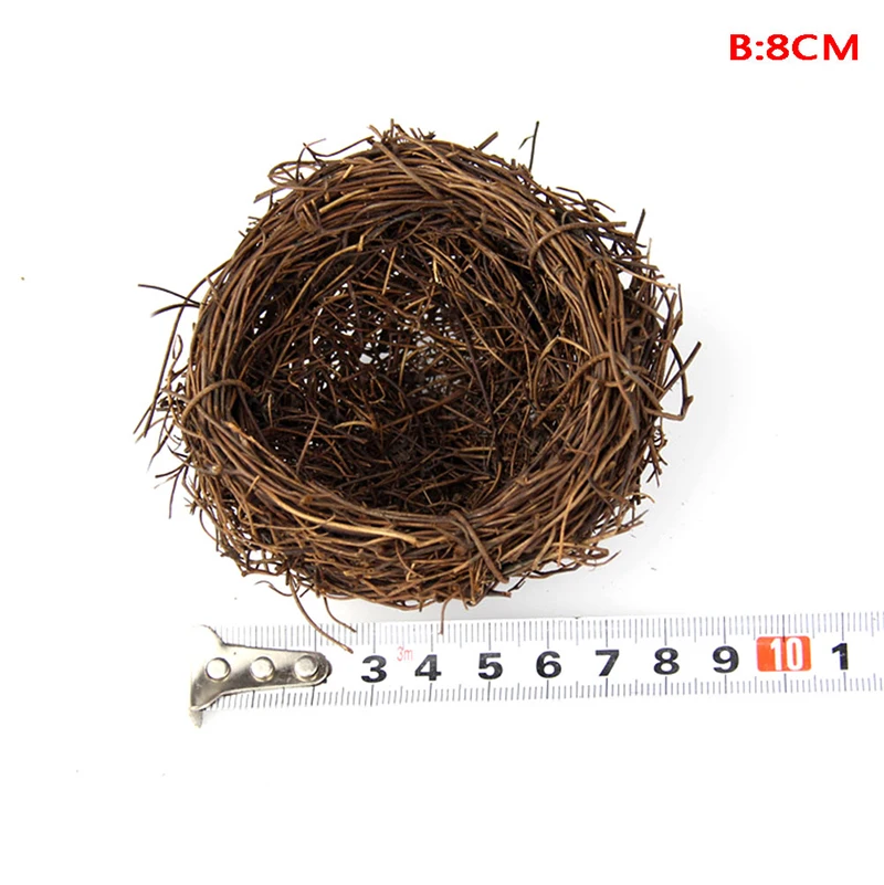 B Микро Фея Украшения Сада миниатюрная фигурка игрушки, поделки DIY аксессуары гнездо для искусственных птиц модель яйца - Цвет: B
