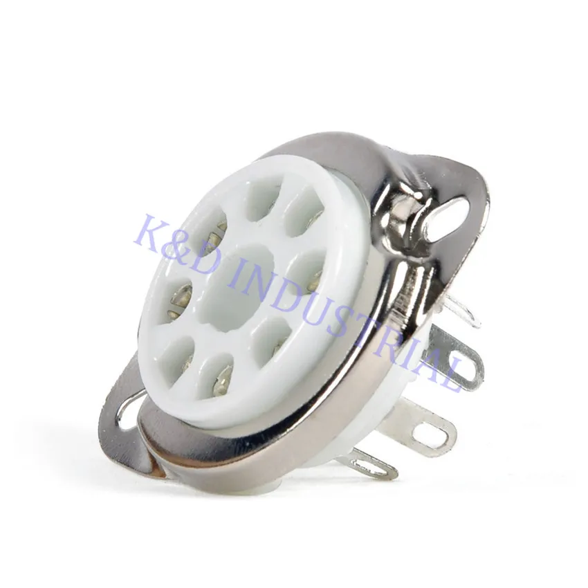 10 шт. керамический 8 контактный трубчатый Разъем Для EL34 6550 KT88 5U4G OCTAL Guitar Amp Parts|8pin tube