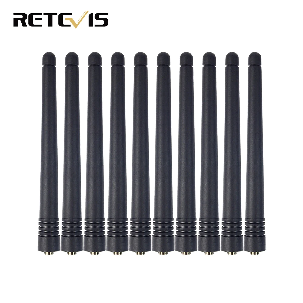 10 шт. Retevis SMA F антенна VHF UHF 136 174/400 520MHz для RT5 RT 5R 5RV Ham Радио Walkie Talkie J9108D|vhf uhf|antenna vhf