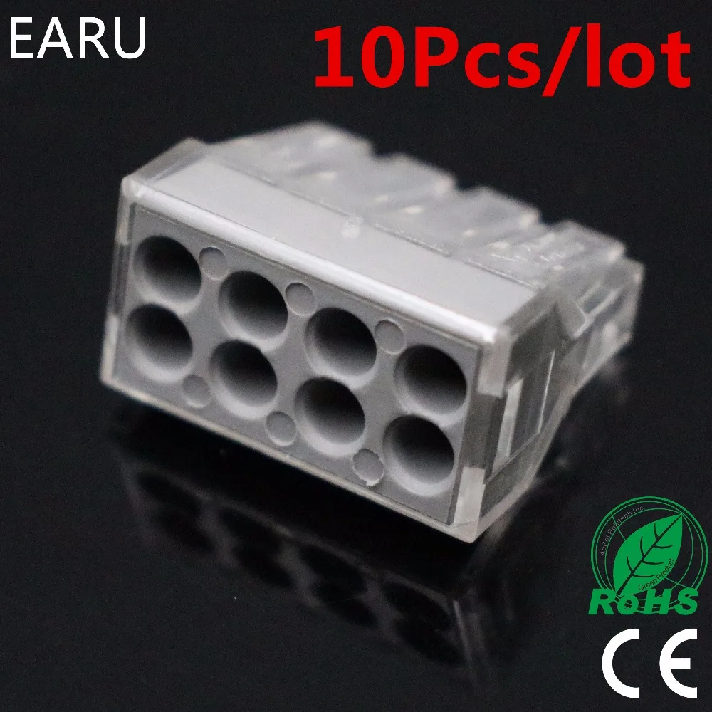 222 412 2Pin212 102 4Pin104 6Pin106 8Pin108 212 104 106 108 Клеммная колодка проводника|terminal blocks wire connector|block