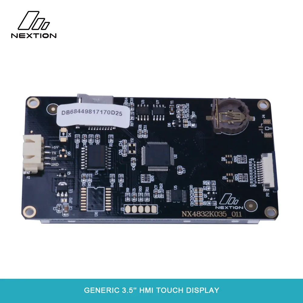 Nextion Enhanced NX4832K035-Универсальный 3,5 ''480*320 встроенный RTC/Большая емкость вспышки/более быстрые часы с микроконтроллером HMI сенсорный дисплей