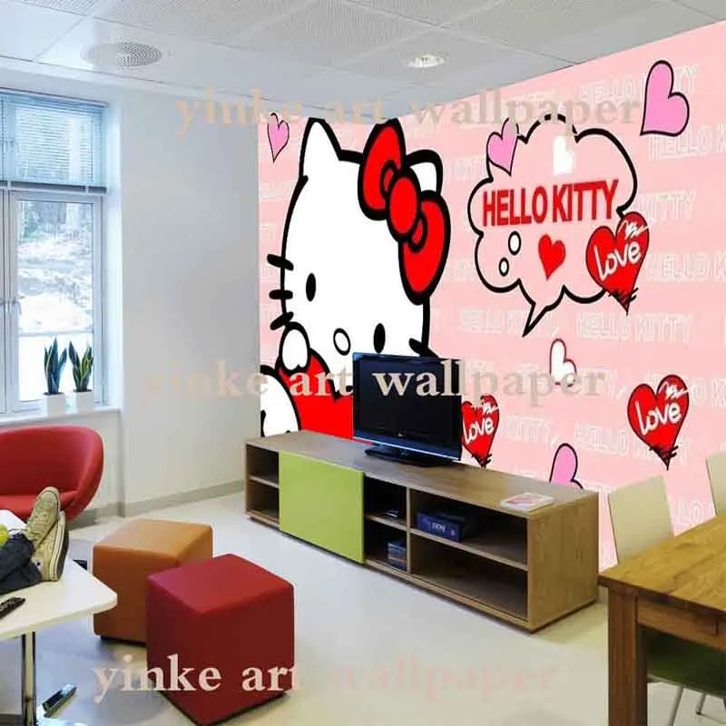 Настенные 3D обои для гостиной водонепроницаемые Мультяшные в рулоне