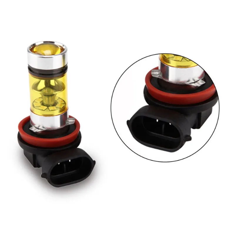 1 шт. 100 Вт 9005 9006 H8 H11 3030 20 SMD LED высокая мощность передние противотуманные лампы