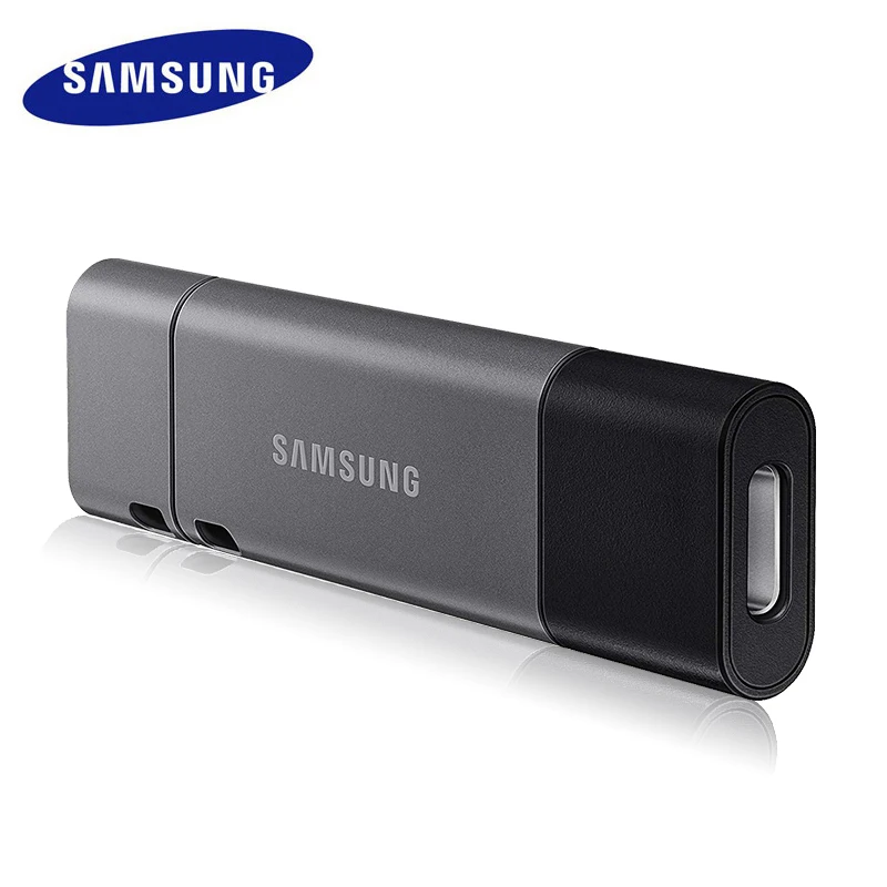 Samsung USB 3,1 флеш-накопитель 128 ГБ DUO Plus Скорость до 300 МБ/с. OTG usb Type C флеш-накопитель 128 ГБ для Chromebook& Macbook cle USB