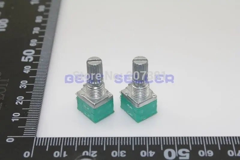 free shipping 10pcs B50K 50k ohm 6 pin Linear Rotary Potentiometer for power amplifier | Электронные компоненты и