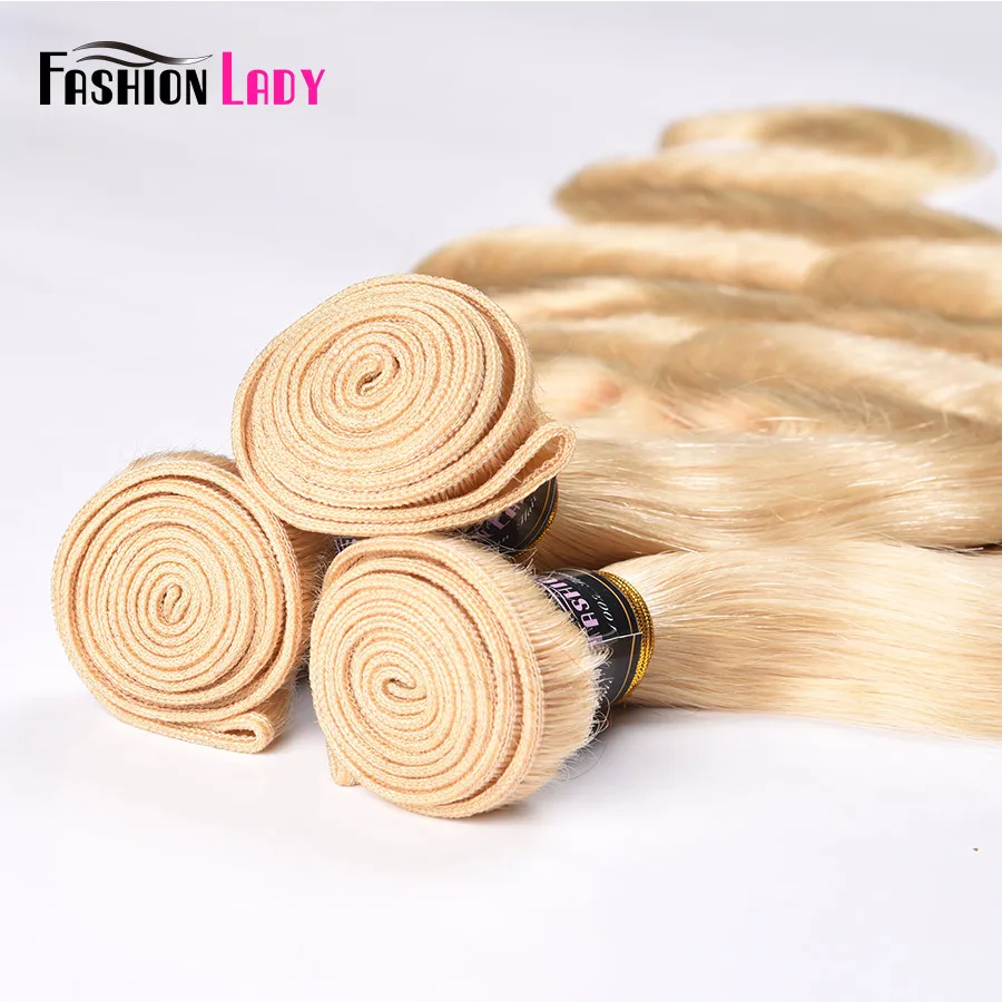 Fashion Lady Peruvian Remy Hair Platinum Blonde Bundles With Frtonal 100% Human 613 Lace Frontal Closure | Шиньоны и парики