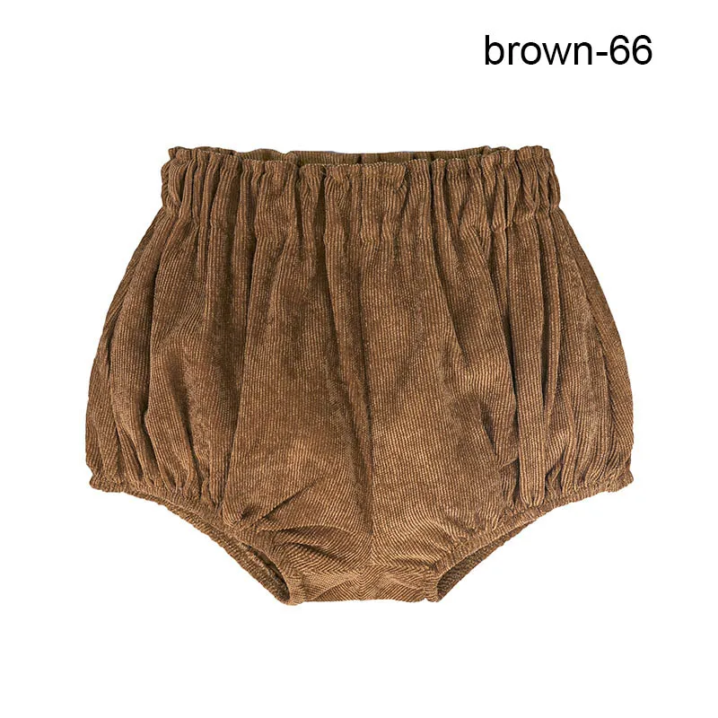 brown 66 Для новорожденных одежда для малышей вельветовые дно детские трусики с юбочкой Короткие трусы подгузники штанишки@ ZJF - Цвет: brown 66