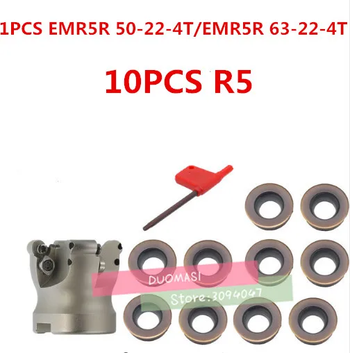 EMRW 5R 50 22 4T 63 80 27 5T EMR 100 32 6T фрезерный станок с ЧПУ фрезерные инструменты для круглых