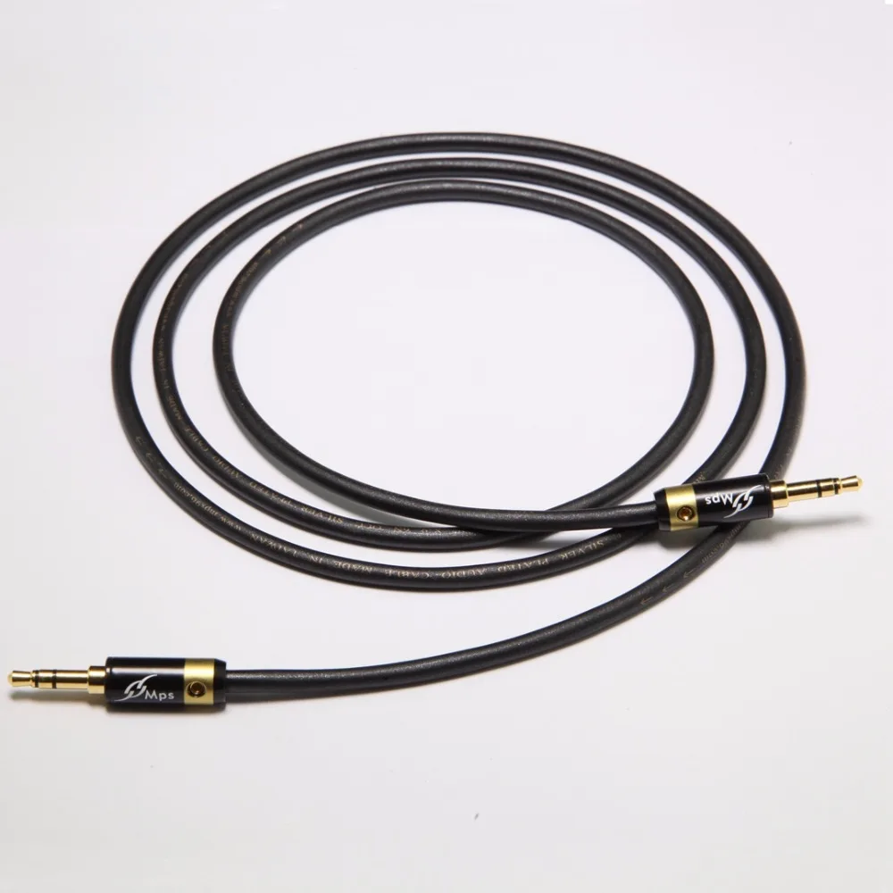 MPS X 9 Eagle 3 5 мм AUX кабель 99.99997% 6N OCC серебристый линия стерео штекер для Hifi аудио