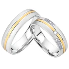 Высшее качество, обручальные кольца для пар, мужские и женские, влюбленные, альянс, Ювелирное кольцо из титана, Подарок на юбилей 2021