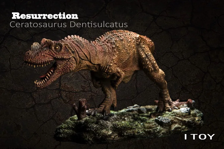 ITOY 1:35 Resurrection Ceratosaurus Dentisulcatus/Велоцираптор Antirrhopus Коллекция игрушек модель Коллекционные Фигурки Динозавров