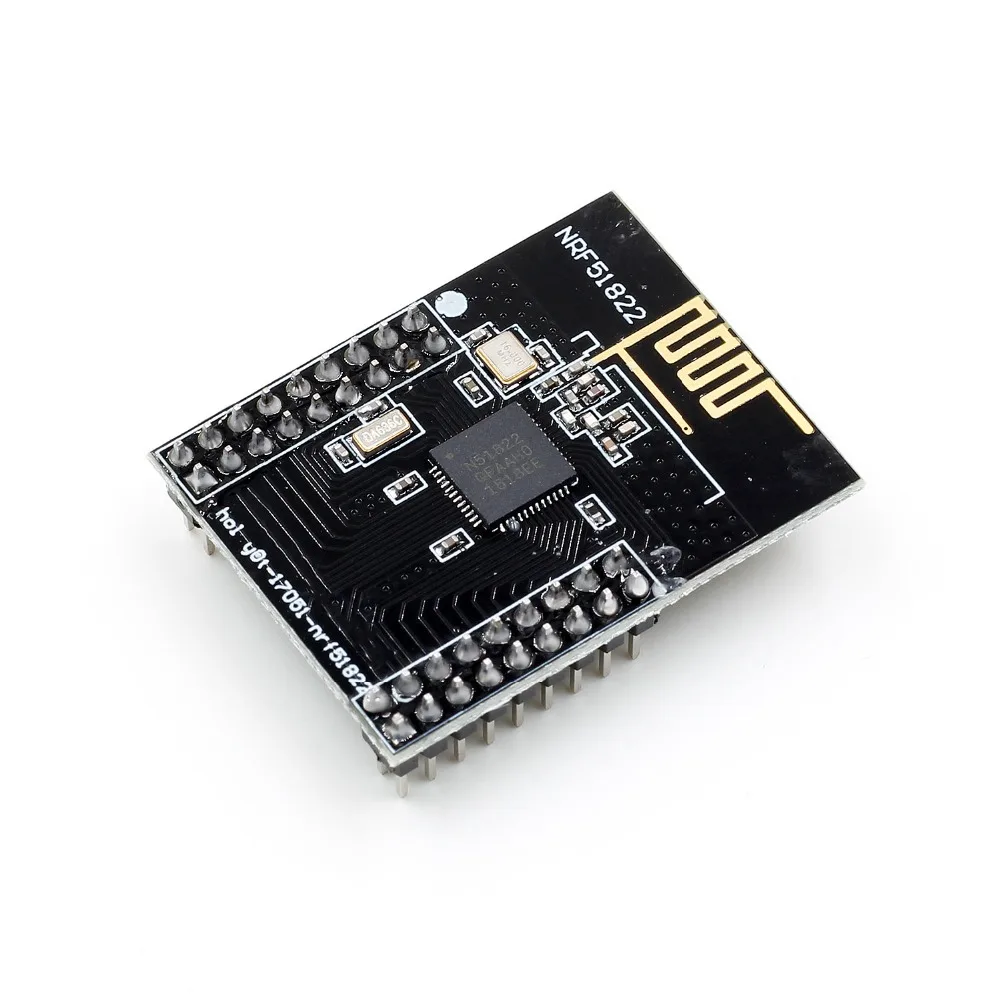 NRF51822 2 4G беспроводной модуль связи Bluetooth/zigbee модуль/DMX512 | Электронные компоненты и