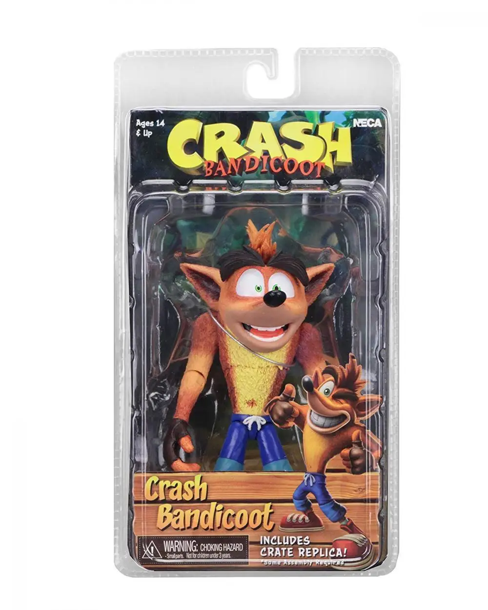 Экшн-фигурка 6 дюймов NECA аниме Crash Bandicoot ПВХ экшн-фигурка игрушка кукла модель