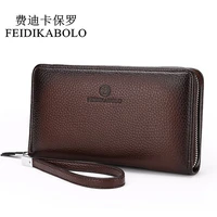 hot 2021 luxury male leather purse mens clutch wallets handy bags business carteras mujer wallets men black brown dollar price