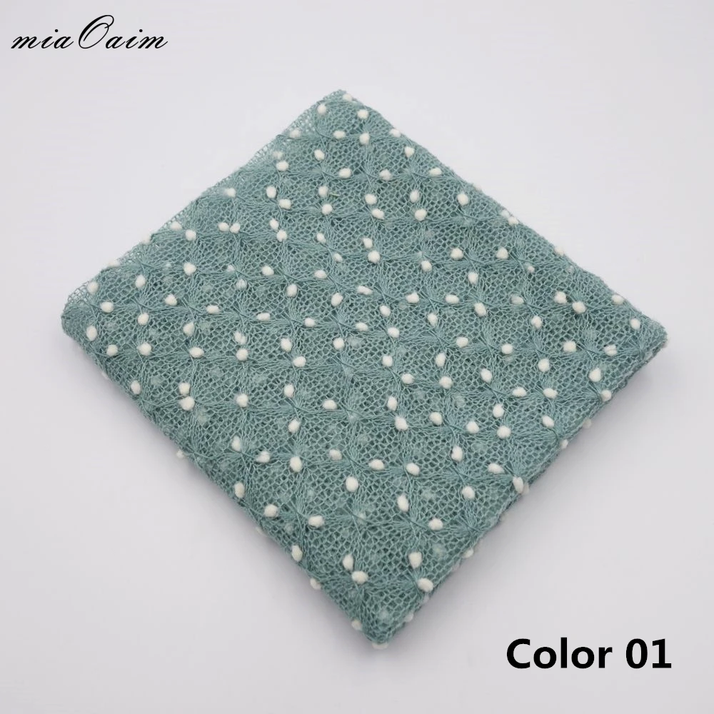 

150*100cm Newborn Baby Photography Backdrop Popcorn Fabric Baby Posing Dots Fabric Photography Blanket Backdrop for Photo Studio