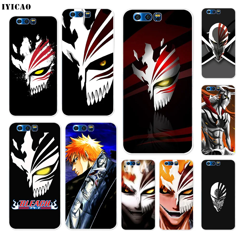 IYICAO BLEACH ichigo маска мягкий силиконовый чехол для Huawei Y9 Y7 Y6 Prime 2018 Honor 8C 8X 8 9 10 Lite 7X 7C 6A 7A