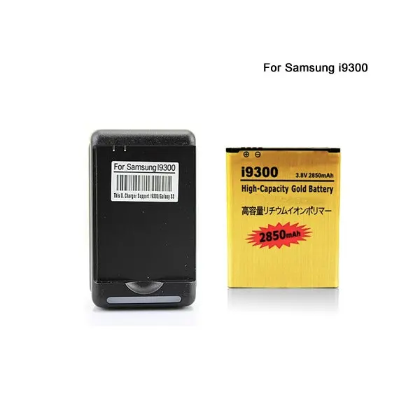 Seasonye 2850mAh EB L1G6LLU Gold запасной аккумулятор + USB зарядное устройство для Samsung Galaxy S3 III S 3